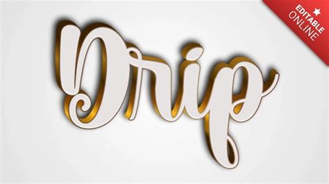 Drip Text Effect Generator