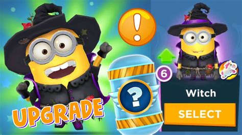 Minion Rush Witch Upgrade Costume Level 7 Agent Prize Pod Reward In