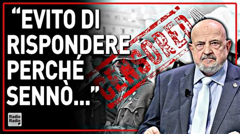 Lo Storico Cardini Risponde In Diretta Alla Polemica Su Sal Nuova