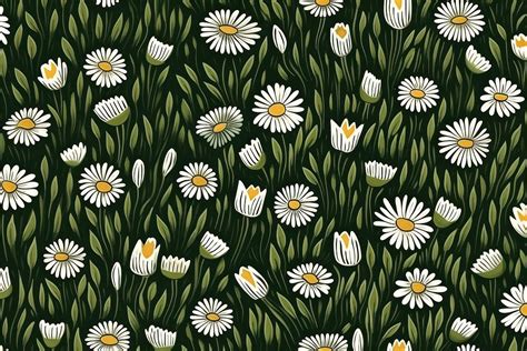 Floral Field Backgrounds Outdoors Pattern Free Photo Illustration