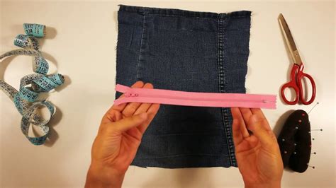 Diy Denim Pencil Pouch Upcycle Your Jeans Youtube