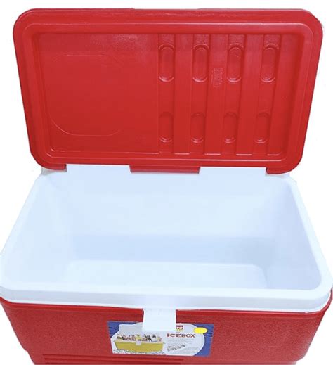 Aristo Plastic Insulated Chiller Ice Box Liter Red Velan Store