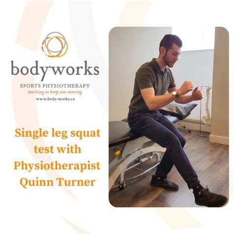 Single Leg Squat Test Body Works Sports Physiotherapy