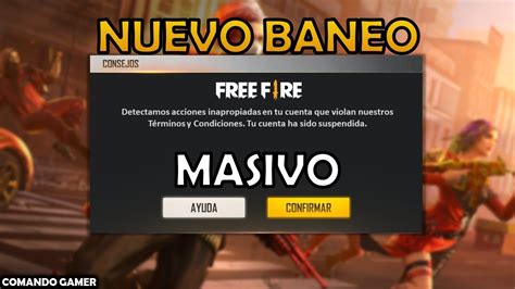 GARENA INICIA A BANEAR A MUCHOS JUGADORES DE FREE FIRE YouTube