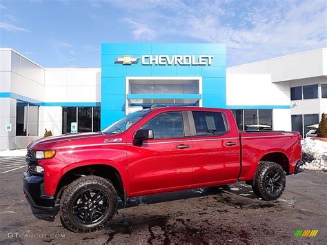 2019 Cajun Red Tintcoat Chevrolet Silverado 1500 Custom Z71 Trail Boss