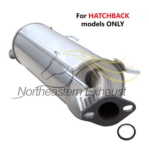 Stainless Steel Rear Muffler Fits 2007 2011 Nissan Versa Hatchback 18l Ebay