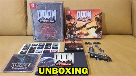 Doom Eternal Ultimate Edition Unboxing - Nintendo Switch - YouTube