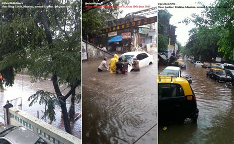 Heavy Rains Disrupt Life In Mumbai Cause Traffic Jams Train Services