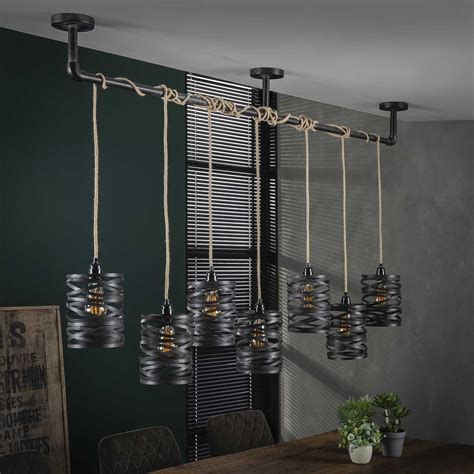 Hoyz Industriele Hanglamp 7 Lampen Twist Wikkel XL Hoyz Nl