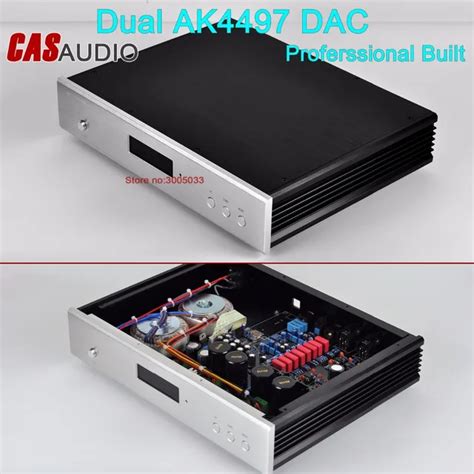 Deluxe Dual AK4497 AK4497EQ AK4118 32bit 384K DSD DAC W/ Remote Control ...