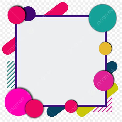 Frame Kotak Warna Warni Untuk Foto Maupun Gambar, Bingkai, Bingkai