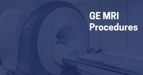 Ge Signa Excite Hd Mri Service Manual Procedures