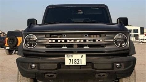 Ford Bronco Price In UAE Images Specs Features