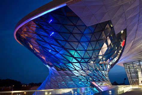 Bmw Welt In Der Blauen Stunde Leicht Gestaltung