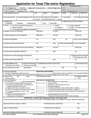 2016 Form TX VTR 265 VSF Fill Online Printable Fillable Blank