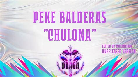 PEKE BALDERAS CHULONA UNRELEASED VERSION Instrumental YouTube