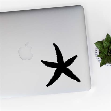 Starfish Sticker Starfish Decal Car Laptop Vinyl Decal Sticker Etsy