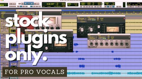 How To Mix Vocals With Stock Plugins Youtube