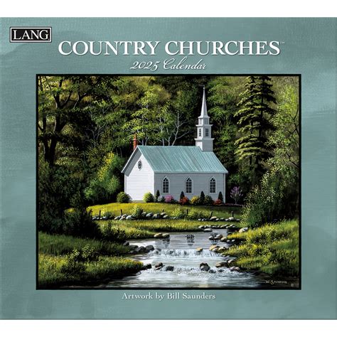 Country Churches Kalender Kopen Art Work Van Bill Saunders