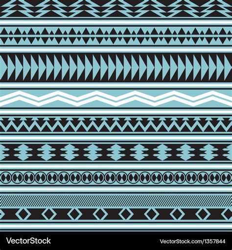 Tribal Striped Seamless Pattern Royalty Free Vector Image