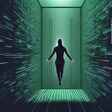 Human Escaping The Matrix