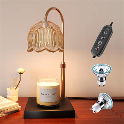 Amazon Lilymiya Candle Warmer Lamp With Timer Modern Flower