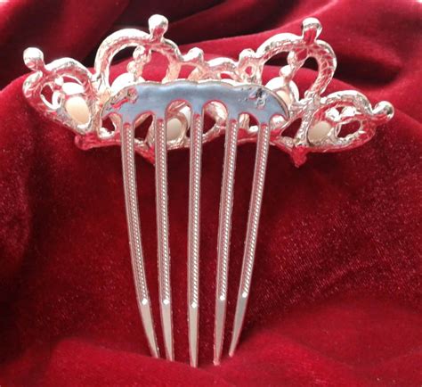 Elegant Beautiful Pearl Hair Comb Accessory For Bride Etsy