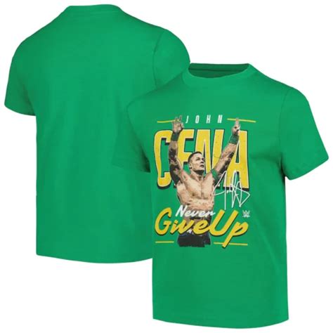 John Cena Green T shirt Adulto – Puntowrestling