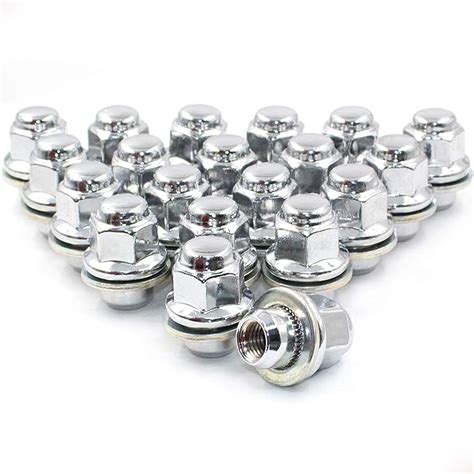 Wheel Accessories Parts Set Of 20 Chrome 12x125 Lug Nuts Fit Nissan Infiniti 40224 Jk00a 611