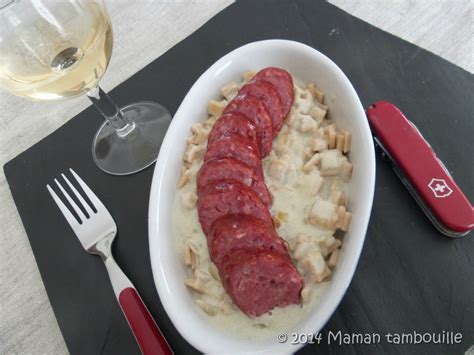 Crozets Aux Diots De Savoie Sauce Au Roquefort Maman Tambouille