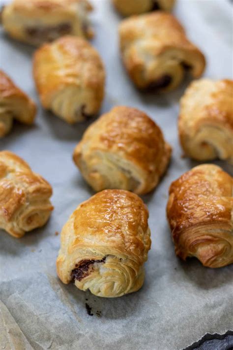 Mini Chocolate Pastry Rolls • You Say Potatoes