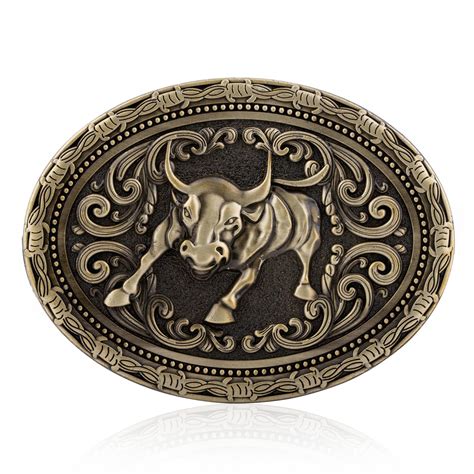 Running Bull Belt Buckle