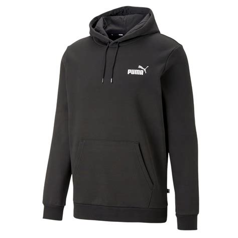 PUMA BLUZA MĘSKA Z KAPTUREM ESS 2 COL SMALL LOGO HOODIE CZARNA r L