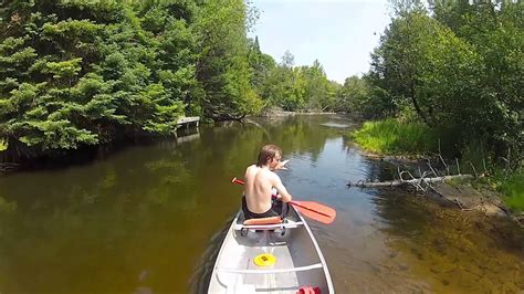 Au Sable River Canoe Trip Youtube