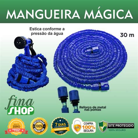 Mangueira M Gica Metros Para Jardim Retr Til Flex Vel E Expans Vel