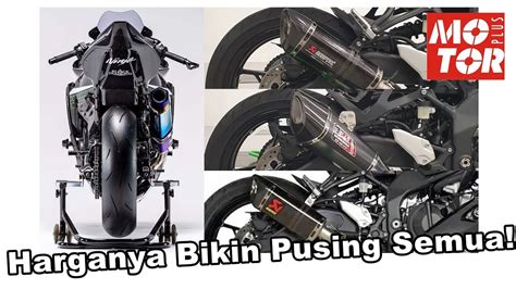 Pilihan Knalpot Kawasaki Ninja ZX 25R Dari Akrapovic Sampai Yoshimura