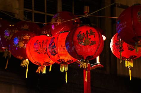 Red Lantern in Chinatown London Chinese New Year Editorial Image ...