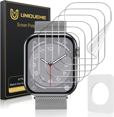 UniqueMe 6 Pack For Apple Watch 40mm Screen Protector IWatch Series 6