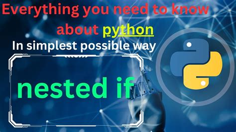 Nested If In Python If Else Python Tutorial Complete Python