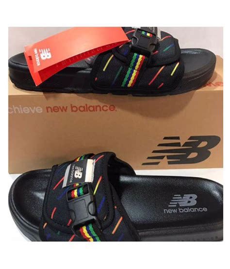 New Balance Black Daily Slippers Price in India- Buy New Balance Black ...