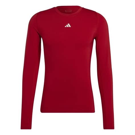 Adidas Baselayer Aeroready Techfit Rot Weiß Unisportstore De