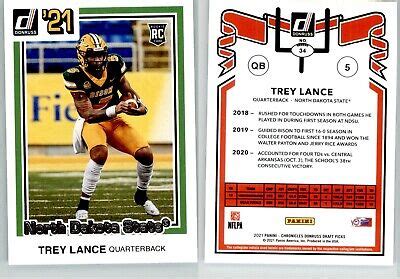 Trey Lance Panini Chronicles Draft Picks Donruss Retro Rookie