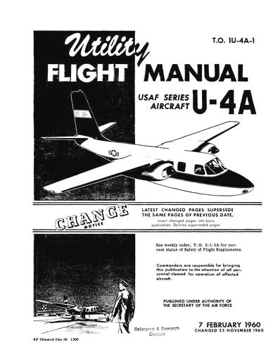 Aero Commander U A Usaf Series Utility Flight Manual Part U A