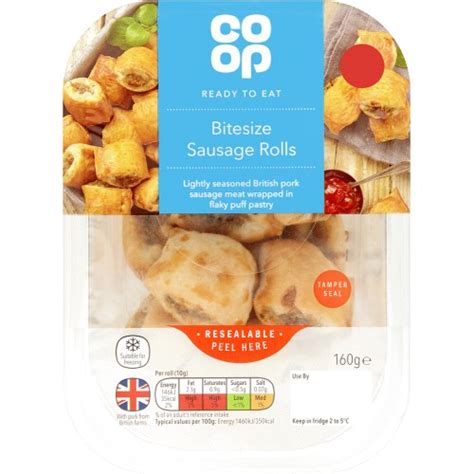 Co Op Bitesize Sausage Rolls 160g Compare Prices Where To Buy