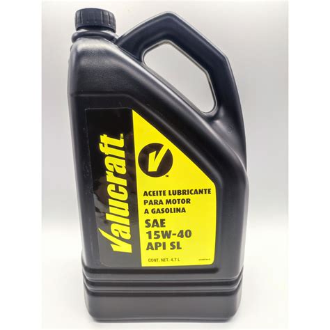 Valucraft Aceite Para Motor Multigrado 15W 40 De 4 7 L VALUCRAFT