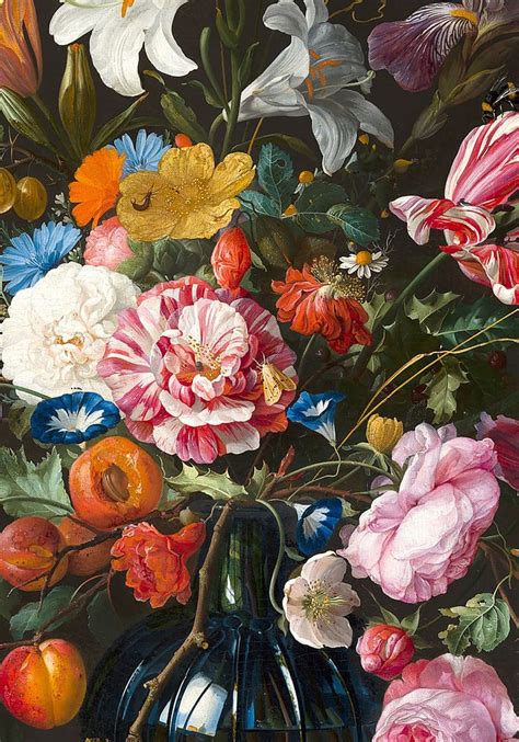 Stilleven Met Bloemen In Een Vaas Jan Davidsz De Heem Op Canvas