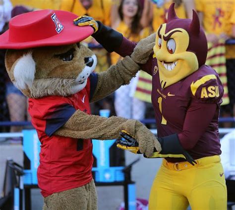 Arizona State Wildcats Rivals Asu Arizona Try To Shed National Mascot Confusion