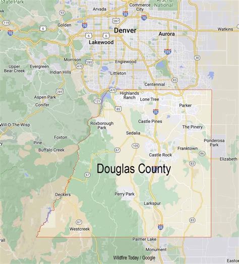 Douglas County Co Map - Leia Shauna