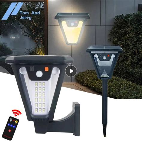 Outdoor Imperme Vel Led Luzes Solares L Mpada Solar Jardim Rua Parede