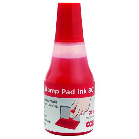 Buy Colop Premium Ink Ml Red Stamp Pad Ink For Rubber Stamp